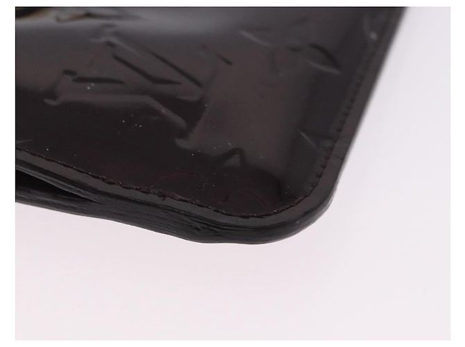 LOUIS VUITTON Monogram Vernis Pochette Cles NM Monedero Amarante M93557 Auth 195596 Burdeos - vista 9