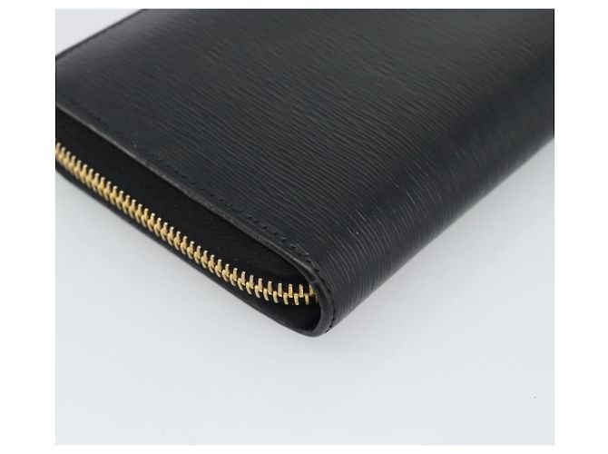 Saffiano PRADA Langbeutel aus Safiano-Leder Schwarz Gold Auth bs36755 Golden - Ansicht 11