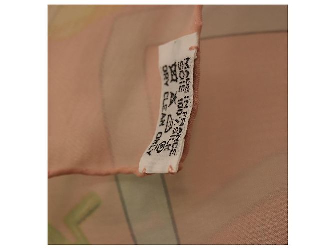 Hermès HERMES Carre 90 Schal « LES DANSEUSES » Seide Rosa Auth 194306M Pink - Ansicht 22