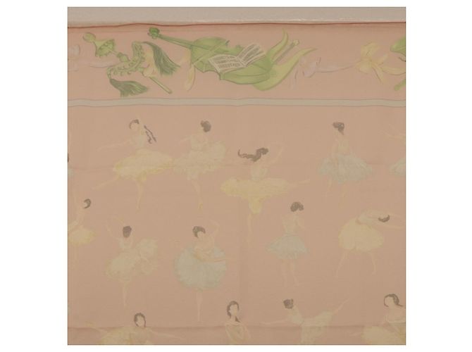 Hermès HERMES Carre 90 Schal « LES DANSEUSES » Seide Rosa Auth 194306M Pink - Ansicht 3