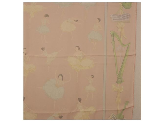 Hermès HERMES Carre 90 Schal « LES DANSEUSES » Seide Rosa Auth 194306M Pink - Ansicht 7