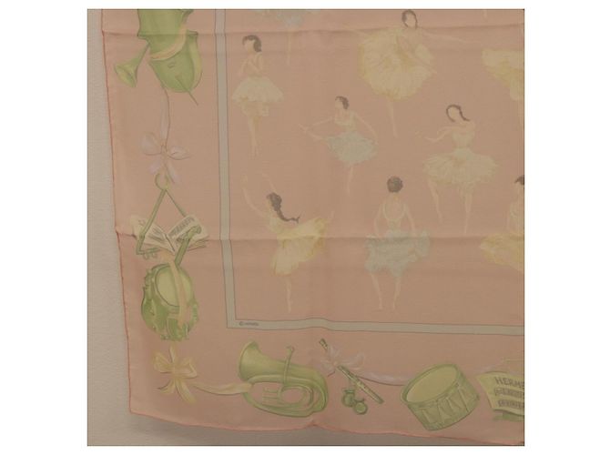 Hermès HERMES Carre 90 Schal « LES DANSEUSES » Seide Rosa Auth 194306M Pink - Ansicht 8