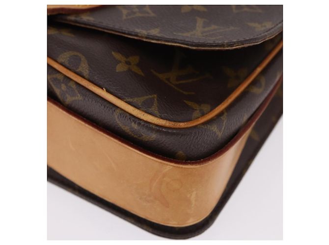 LOUIS VUITTON Monogram Cartouchiere MM Shoulder Bag M51253 LV Auth BA14643 Monogramma - vista 12