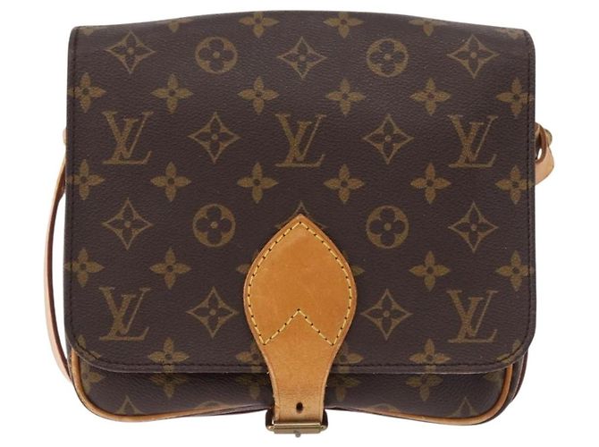 LOUIS VUITTON Monogram Cartouchiere MM Shoulder Bag M51253 LV Auth BA14643 Monogramma - vista 2