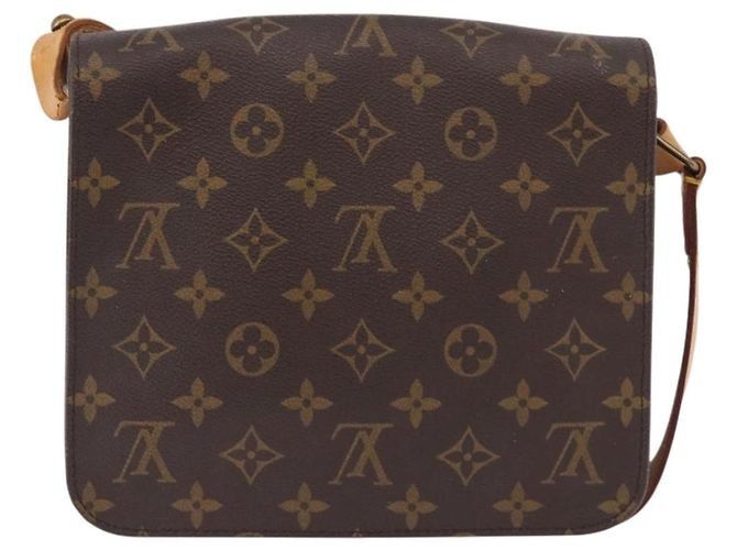 LOUIS VUITTON Monogram Cartouchiere MM Shoulder Bag M51253 LV Auth BA14643 Monogramma - vista 3