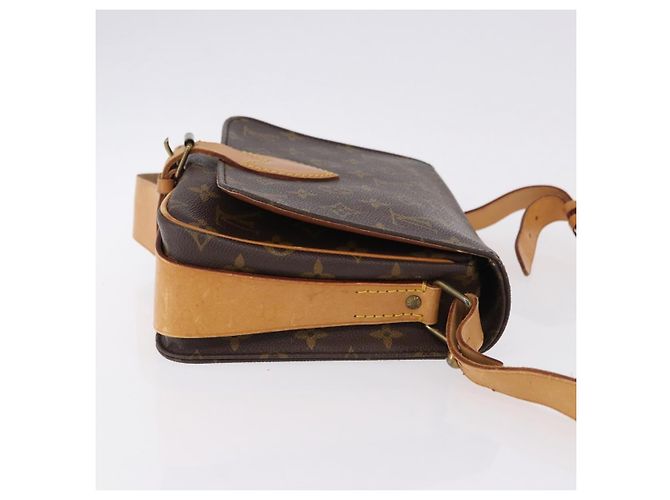 LOUIS VUITTON Monogram Cartouchiere MM Shoulder Bag M51253 LV Auth BA14643 Monogramma - vista 4