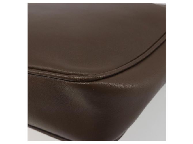 Céline Borsa a tracolla CELINE in pelle marrone e oro Auth 194395A D'oro - vista 12