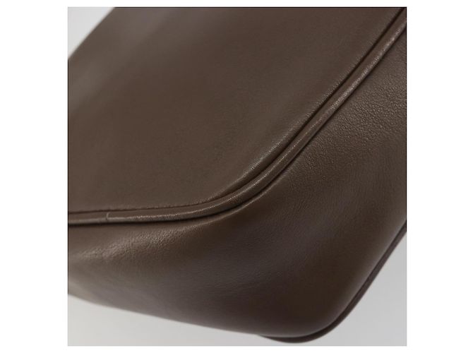 Céline Borsa a tracolla CELINE in pelle marrone e oro Auth 194395A D'oro - vista 13