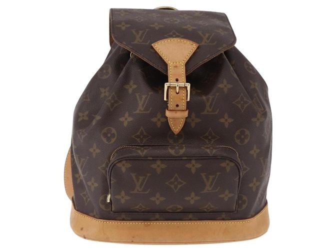 Zaino LOUIS VUITTON Monogram Montsouris MM M51136 LV Auth 195295A Monogramma - vista 13