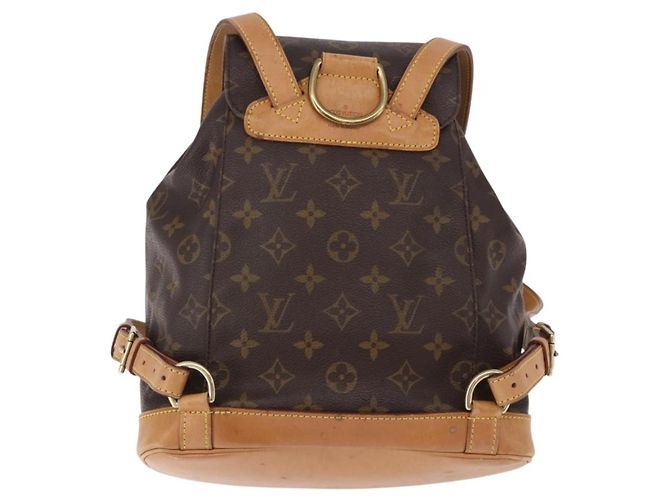 Zaino LOUIS VUITTON Monogram Montsouris MM M51136 LV Auth 195295A Monogramma - vista 2