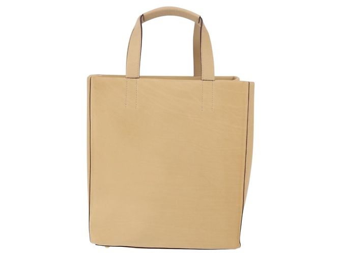 Borsa a mano LOEWE in pelle beige e oro autentica ka5669V D'oro - vista 2