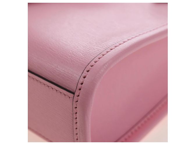 Borsa Tote GUCCI Bananya in pelle 2way Rosa Oro 671623 Auth 193778SAM - vista 16