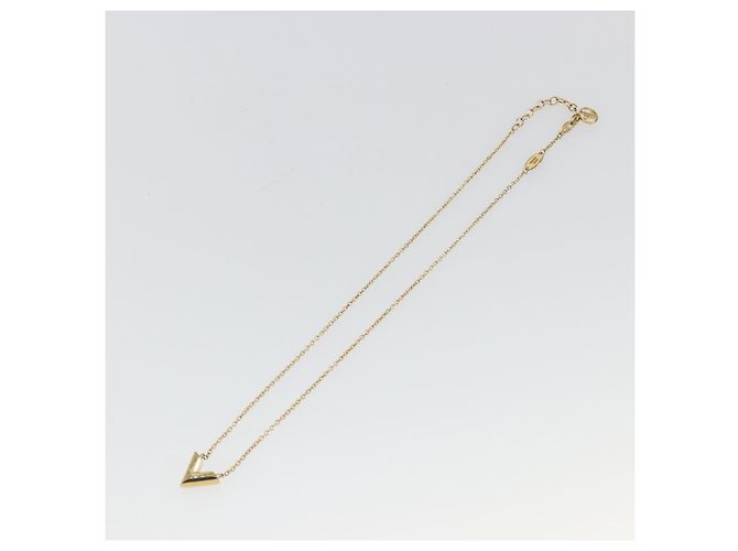 LOUIS VUITTON Collana Essential V Metallo Oro M61083 LV Auth bs36732 D'oro - vista 10