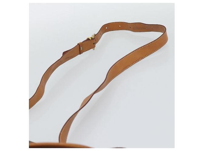Céline Borsa a Tracolla CELINE Macadam PVC Pelle Marrone Tono Oro Auth 196130 - vista 8