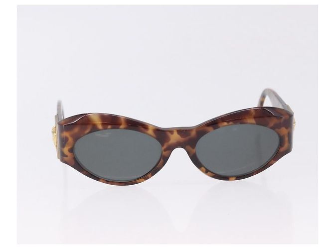 Gafas de sol VERSACE Saint Laurent Plástico Set de 2 Marrón Auth bs36784 Castaño - vista 2