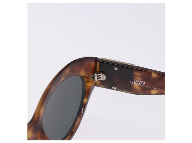 Gafas de sol VERSACE Saint Laurent Plástico Set de 2 Marrón Auth bs36784 Castaño - vista 9