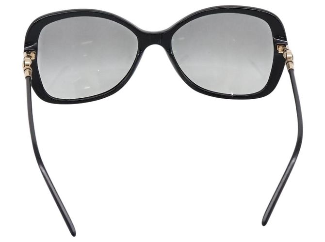 Gafas de sol VERSACE Medusa Plastic Black Gold Tone Auth BA15022V Negro - vista 2