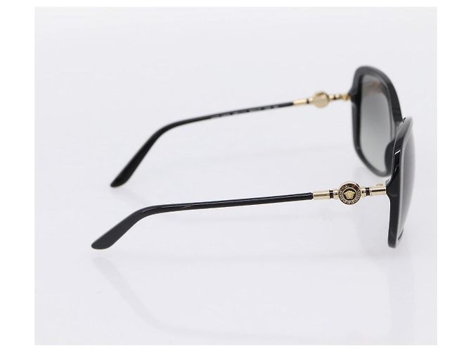 Gafas de sol VERSACE Medusa Plastic Black Gold Tone Auth BA15022V Negro - vista 3