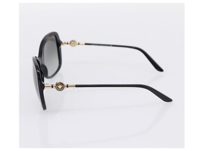 Gafas de sol VERSACE Medusa Plastic Black Gold Tone Auth BA15022V Negro - vista 5