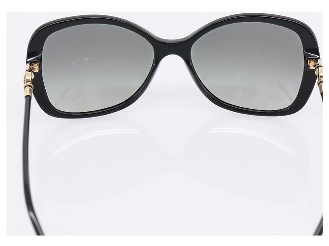 Gafas de sol VERSACE Medusa Plastic Black Gold Tone Auth BA15022V Negro - vista 9