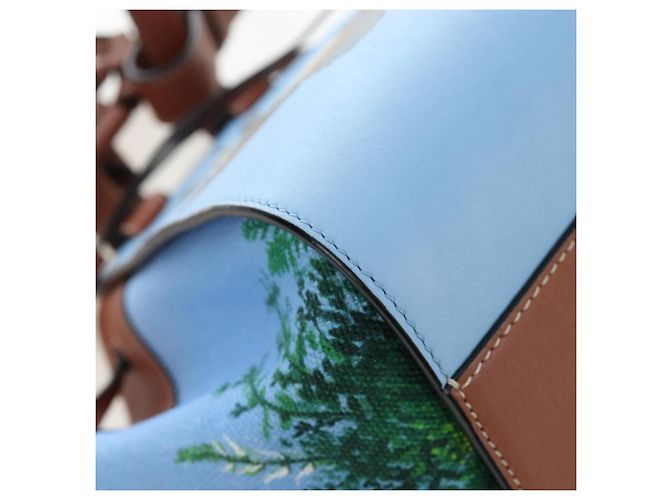 LOEWE x Studio Ghibli Il Mio Vicino Totoro Big Small Totoro Hammock Auth 167468SM Marrone Blu chiaro - vista 15