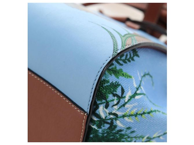 LOEWE x Studio Ghibli Il Mio Vicino Totoro Big Small Totoro Hammock Auth 167468SM Marrone Blu chiaro - vista 16