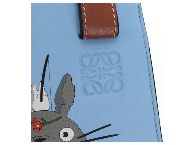 LOEWE x Studio Ghibli Il Mio Vicino Totoro Big Small Totoro Hammock Auth 167468SM Marrone Blu chiaro - vista 19