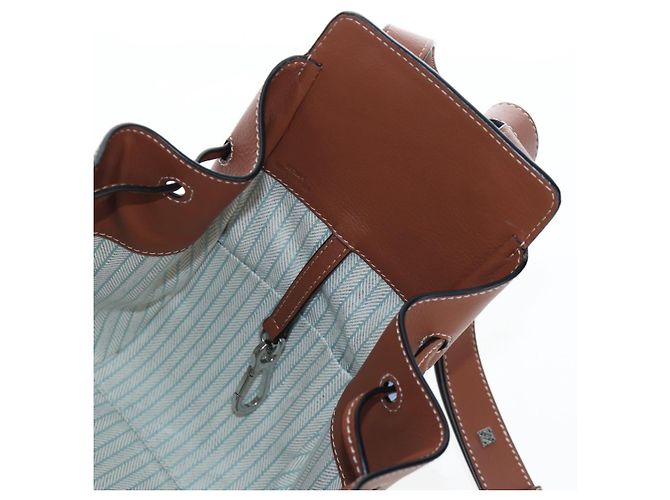 LOEWE x Studio Ghibli Il Mio Vicino Totoro Big Small Totoro Hammock Auth 167468SM Marrone Blu chiaro - vista 23