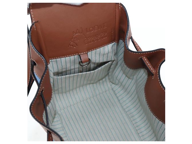 LOEWE x Studio Ghibli Il Mio Vicino Totoro Big Small Totoro Hammock Auth 167468SM Marrone Blu chiaro - vista 24