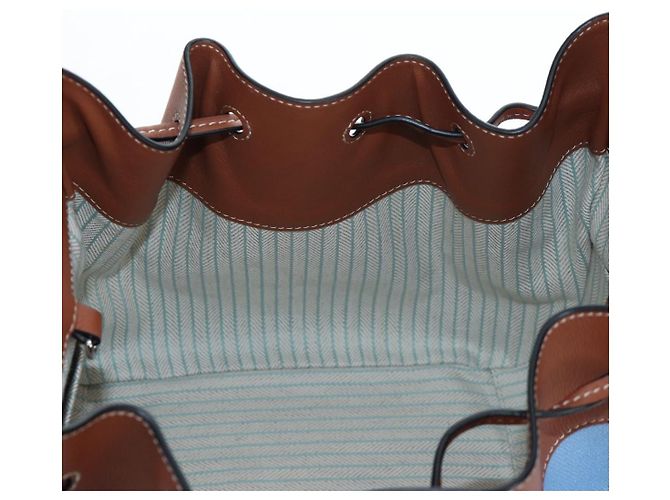 LOEWE x Studio Ghibli Il Mio Vicino Totoro Big Small Totoro Hammock Auth 167468SM Marrone Blu chiaro - vista 25