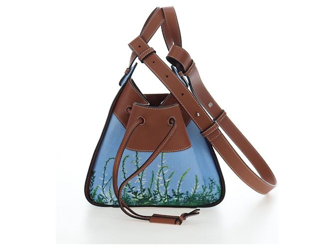 LOEWE x Studio Ghibli Il Mio Vicino Totoro Big Small Totoro Hammock Auth 167468SM Marrone Blu chiaro - vista 4