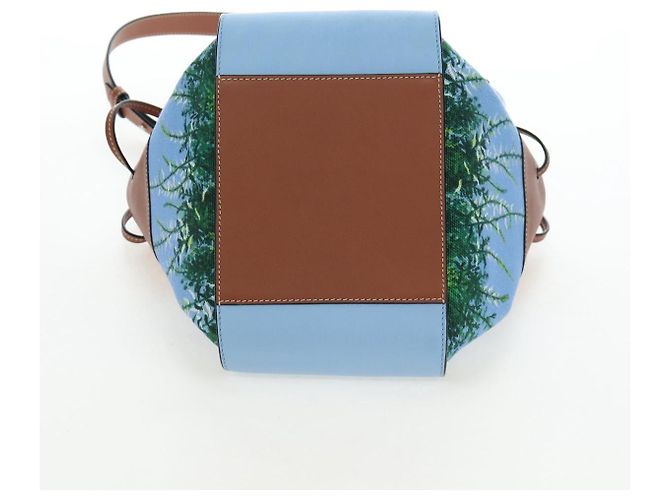 LOEWE x Studio Ghibli Il Mio Vicino Totoro Big Small Totoro Hammock Auth 167468SM Marrone Blu chiaro - vista 5