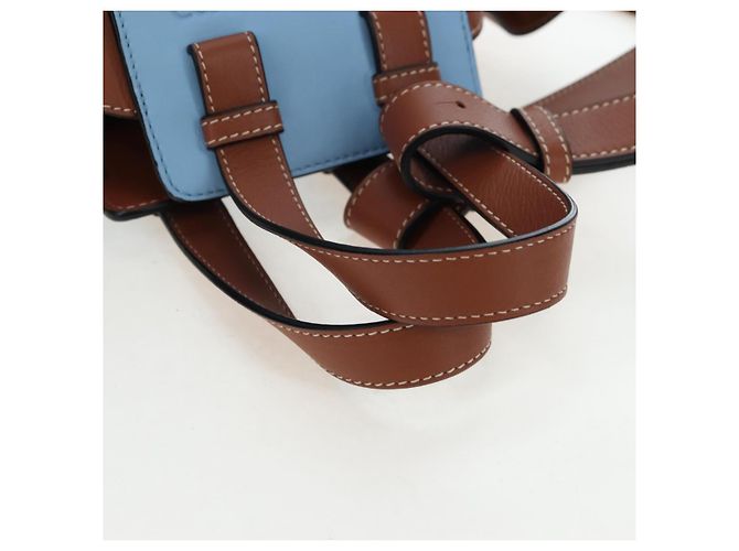 LOEWE x Studio Ghibli Il Mio Vicino Totoro Big Small Totoro Hammock Auth 167468SM Marrone Blu chiaro - vista 7