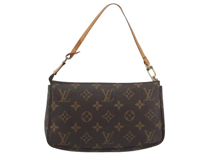 LOUIS VUITTON Mini Pochette Accessoires Accessory Pouch N41667 LV Auth 195032 Monograma - vista 2