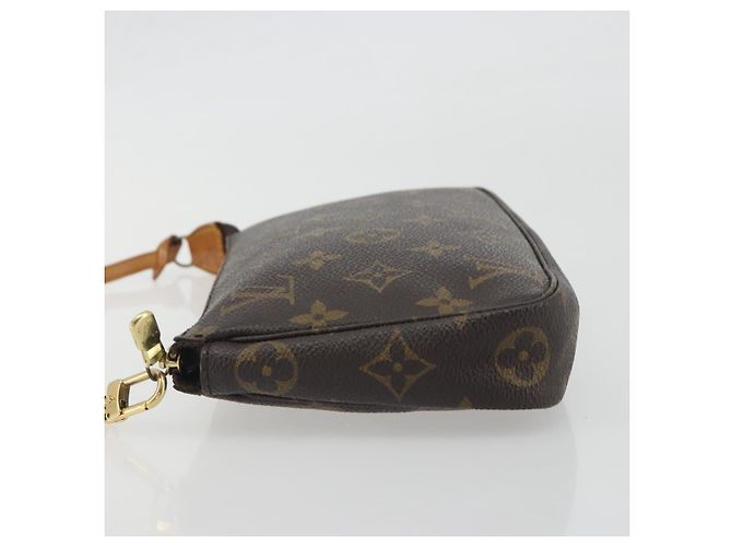 LOUIS VUITTON Mini Pochette Accessoires Accessory Pouch N41667 LV Auth 195032 Monograma - vista 4