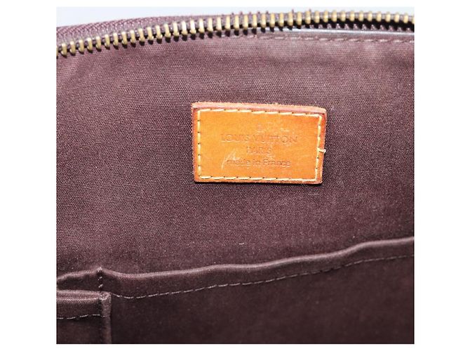 Borsa Tote LOUIS VUITTON Monogram Vernis Bellevue GM Amarante M93589 Auth BA14199 Bordò - vista 16