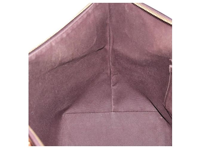 Borsa Tote LOUIS VUITTON Monogram Vernis Bellevue GM Amarante M93589 Auth BA14199 Bordò - vista 19