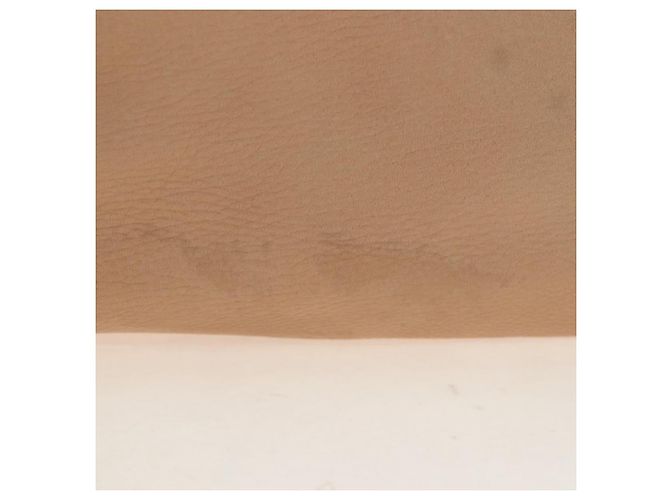 PRADA Tote Bag Leder Beige Goldton Auth 195767V - Ansicht 3