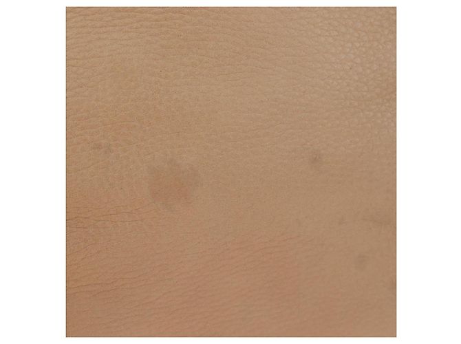 PRADA Tote Bag Leder Beige Goldton Auth 195767V - Ansicht 4