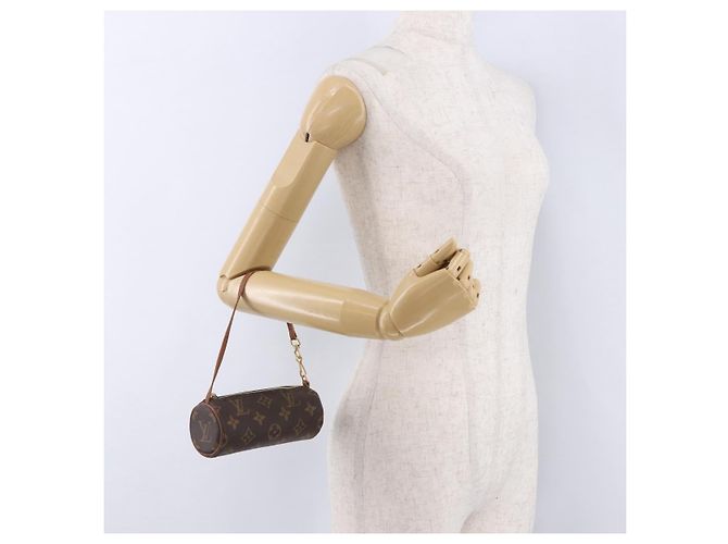 Pochette LOUIS VUITTON Monogram Papillon LV Auth 196376 Monogramma - vista 19