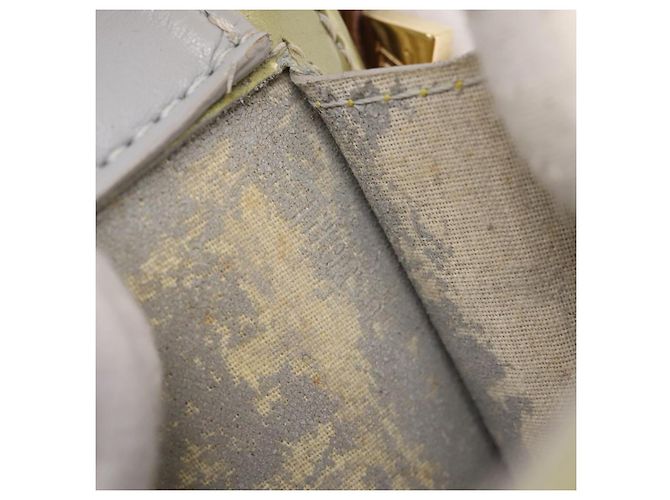 LOUIS VUITTON Monogram Vernis Motto Accessory Pouch Gris M91030 LV Auth BA14984 - vista 12