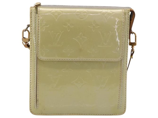 LOUIS VUITTON Monogram Vernis Motto Accessory Pouch Gris M91030 LV Auth BA14984 - vista 13