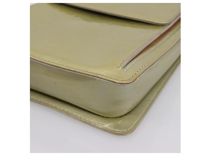 LOUIS VUITTON Monogram Vernis Motto Accessory Pouch Gris M91030 LV Auth BA14984 - vista 14