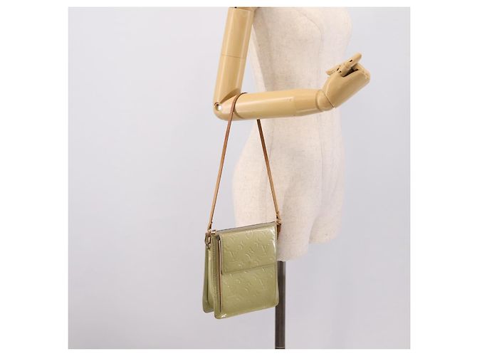 LOUIS VUITTON Monogram Vernis Motto Accessory Pouch Gris M91030 LV Auth BA14984 - vista 21
