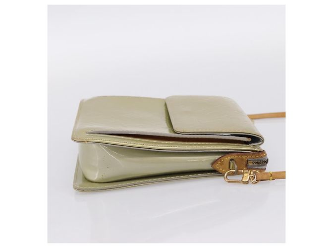 LOUIS VUITTON Monogram Vernis Motto Accessory Pouch Gris M91030 LV Auth BA14984 - vista 4