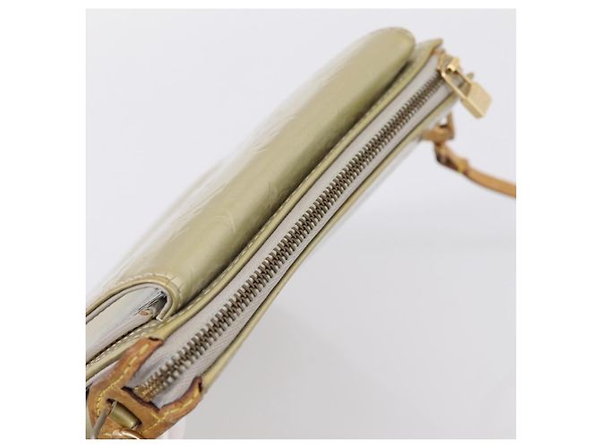 LOUIS VUITTON Monogram Vernis Motto Accessory Pouch Gris M91030 LV Auth BA14984 - vista 6
