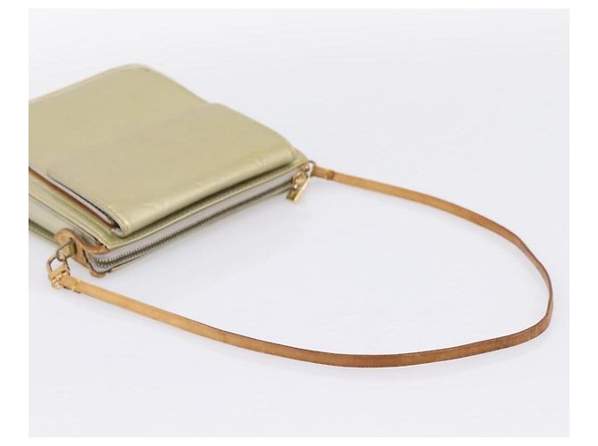 LOUIS VUITTON Monogram Vernis Motto Accessory Pouch Gris M91030 LV Auth BA14984 - vista 7