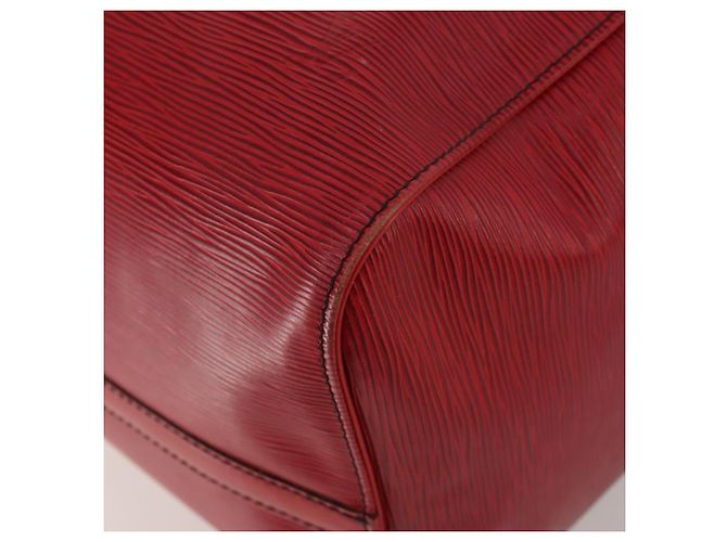 LOUIS VUITTON Epi Keepall 50 Boston Bag Red M42967 LV Auth ep15474 Rosso - vista 12