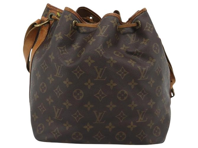 LOUIS VUITTON Monogram Petit Noe Shoulder Bag M42226 LV Auth 196026 Monogramma - vista 3
