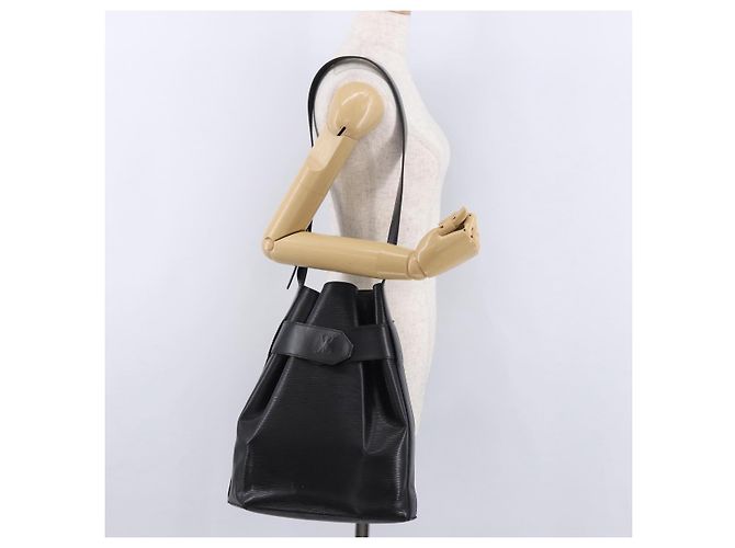 LOUIS VUITTON Epi Sac de Paul GM Shoulder Bag Black M80155 LV Auth BA14638 Nero - vista 19